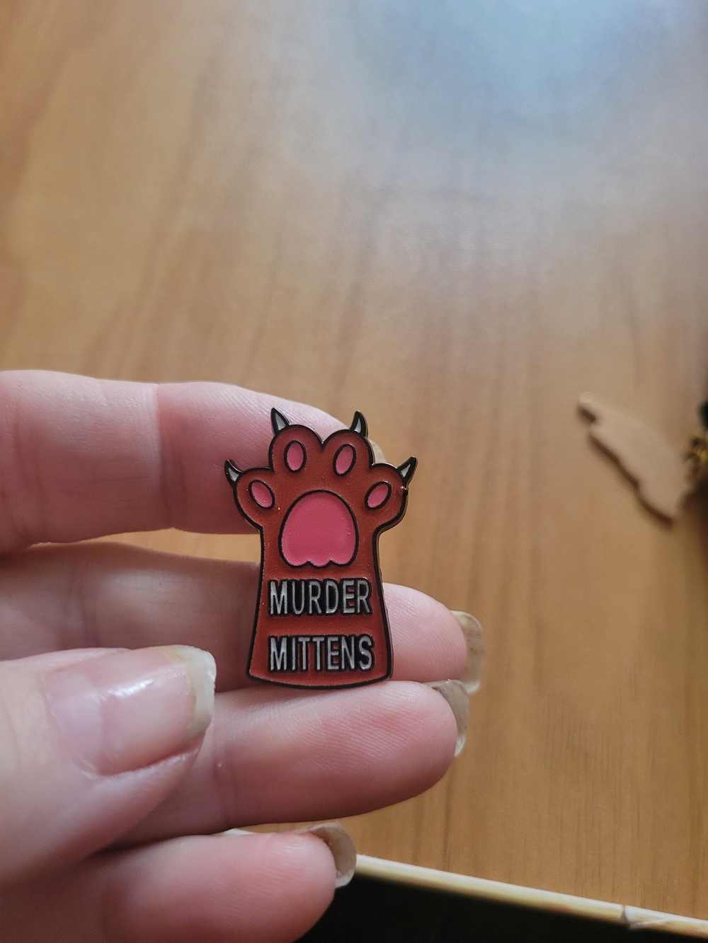 👻BUY 1 GET 1 FREE👻 Red Enamel Paw Brooch